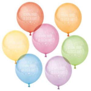 Luftballons: Schön, dass es dich gibt (10er Pack)
