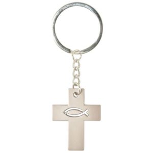 Schlüsselanhänger: Ichthys-Kreuz