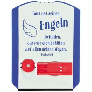 Parkscheibe: Gott hat seinen Engeln befohlen