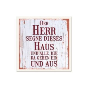 Keramikfliese: Haussegen