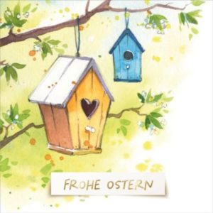 Faltkarte: Frohe Ostern