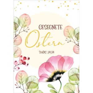 Postkartenserie: Gesegnete Ostern (10 Stück)