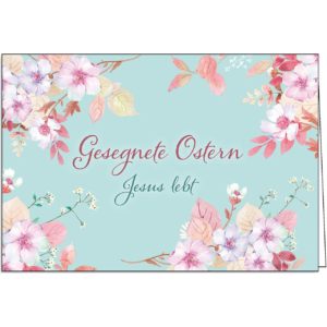 Faltkarte: Gesegnete Ostern