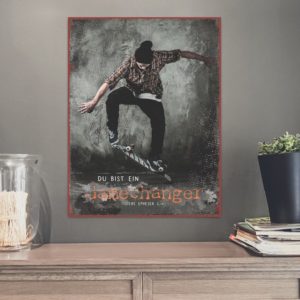 Metallschild: Gamechanger (groß)