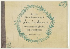 Doppelkarte Collage: Auferstehung