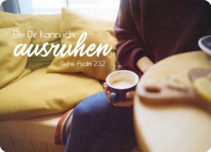 Big Blessing: Ausruhen