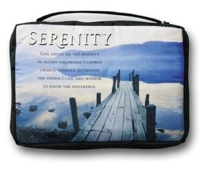 Bibelhülle: Serenity Prayer (Medium)