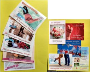 Paket: Hochzeitskarten (10 Exemplare)