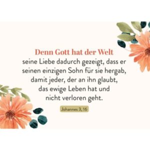 Spruchkärtchen mit Bibelworten 5: Liebe