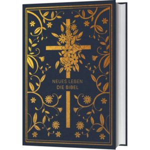 Neues Leben. Die Bibel (Golden Grace Edition, Marineblau)