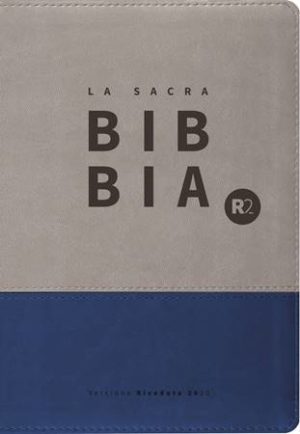 Bibbia a Caratteri Grandi R2 (Similpelle Blu/Grigio)