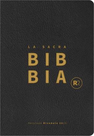 Bibbia a Caratteri Grandi R2 (Pelle Nera Taglio oro)