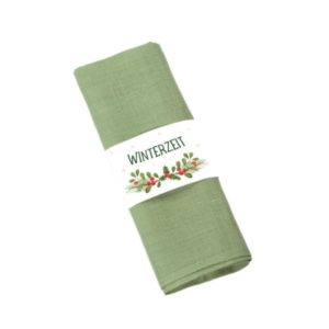 Servietten-Banderole: Winterzeit