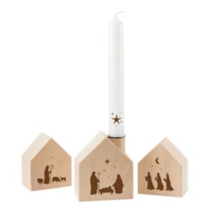 Holzhaus: Weihnachten (3er-Set)