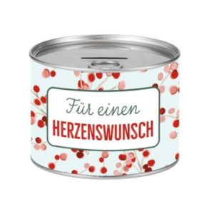Spardose: Für einen Herzenswunsch