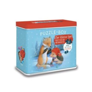 Puzzle-Box: Der kleine Igel freut sich auf Weihnachten