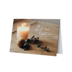 Faltkarte: Let the light in