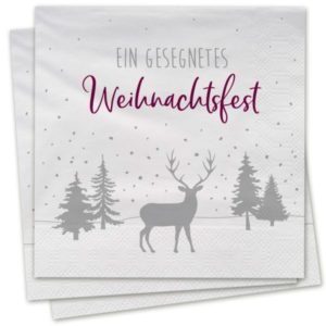 Servietten: Ein gesegnetes Weihnachtsfest