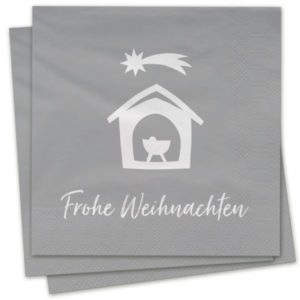 Servietten: Frohe Weihnachten
