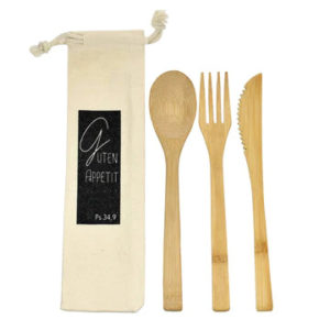 Besteckset: Guten Appetit (Bambus)