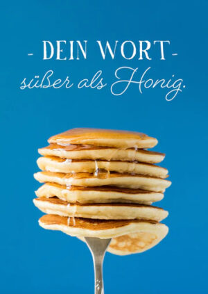 Postkarte: Dein Wort - süßer als Honig