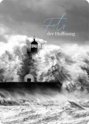 Postkarte Big Blessing: Fels der Hoffnung (XL Format, Black & White)