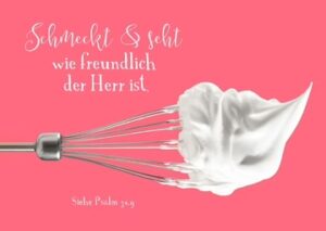 Postkarte: Schmeckt & seht