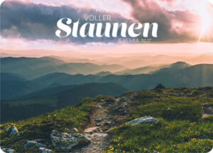 Postkarte Big Blessing: Voller Staunen (XL Format)