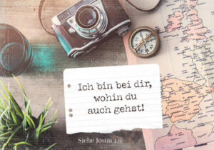 Metallschild: Ich bin bei dir