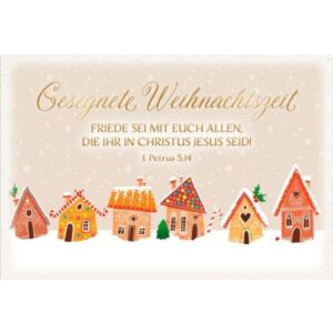 Postkartenserie: Gesegnete Weihnachtszeit (10 Stk.)