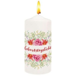 Kerze: Geburtstagslicht