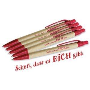 Kugelschreiber: Schön, dass es dich gibt (5 Stück)