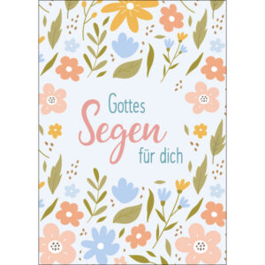 Postkarten: Gottes Segen für dich (4 Stück)