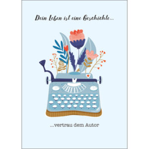 Postkarten: Dein Leben ist eine Geschichte ... (4 Stück)