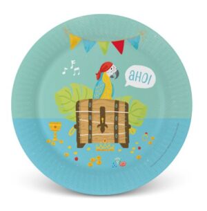 Pappteller-Set: Pirat