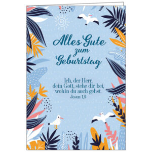 Faltkarte Geburtstag: Alles Gute zum Geburtstag