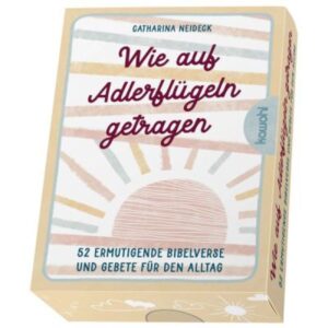 Karten-Box: Catharina Neideck - Wie auf Adlerflügeln getragen