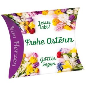 Schafmilchseife: Herz - Jesus lebt-Frohe Ostern
