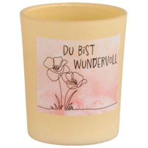 Duftkerze: Du bist wundervoll