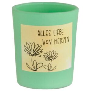 Duftkerze: Alles Liebe von Herzen