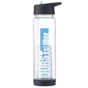 Trinkflasche: Durstlöscher (schwarz)