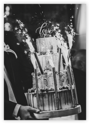 Faltkarte: Hochzeitskarte – Torte