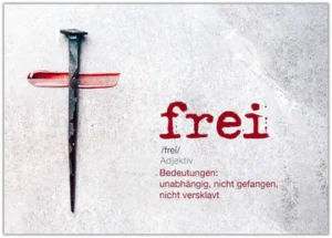 Postkarte Ostern: Frei