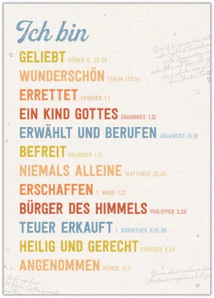 Postkarte: Identität