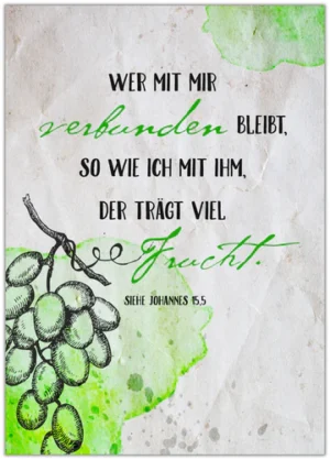 Postkarte: Mit mir verbunden