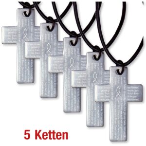 Paket: Kreuz-Ketten - Vater unser (5 Exemplare)