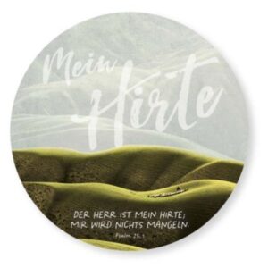 Wandschmuckbild: Mein Hirte (25cm)