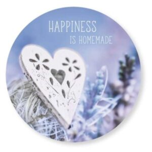 Wandschmuckbild: Happiness is homemade (25cm)