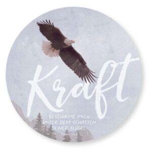 Wandschmuckbild: Kraft/Adler (40cm)