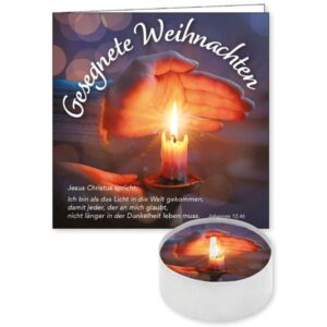 Lichtgruß: Gesegnete Weihnachten